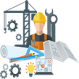 Output machines for maintenance